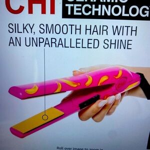 New! CHI Flat Iron NEW IN BOX BANANAS